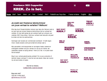 Tablet Screenshot of krek.nl